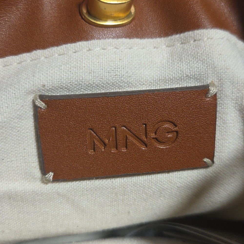 Mango Raffia Effect Bucket Bag - Picture 8 of 10